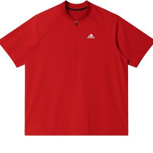 Adidas Rood Half-Zip Sportshirt