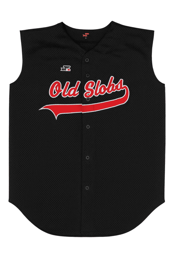 Old Slobs Zwart Mouwloze Jersey