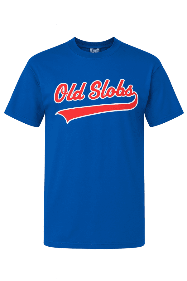Donkerblauw Old Slobs T-shirt