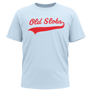 Lichtblauw Old Slobs T-shirt