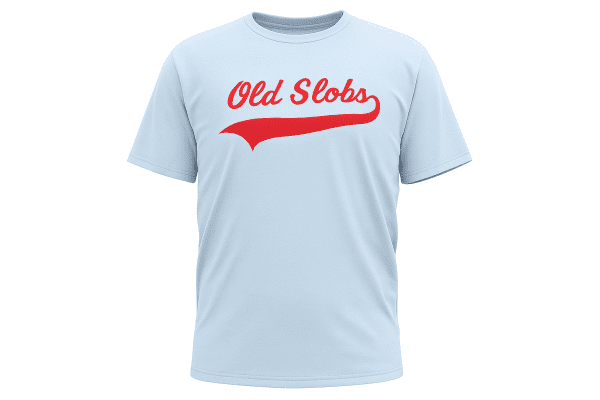 Lichtblauw Old Slobs T-shirt