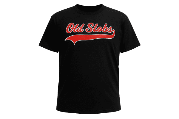 Zwart Old Slobs T-shirt
